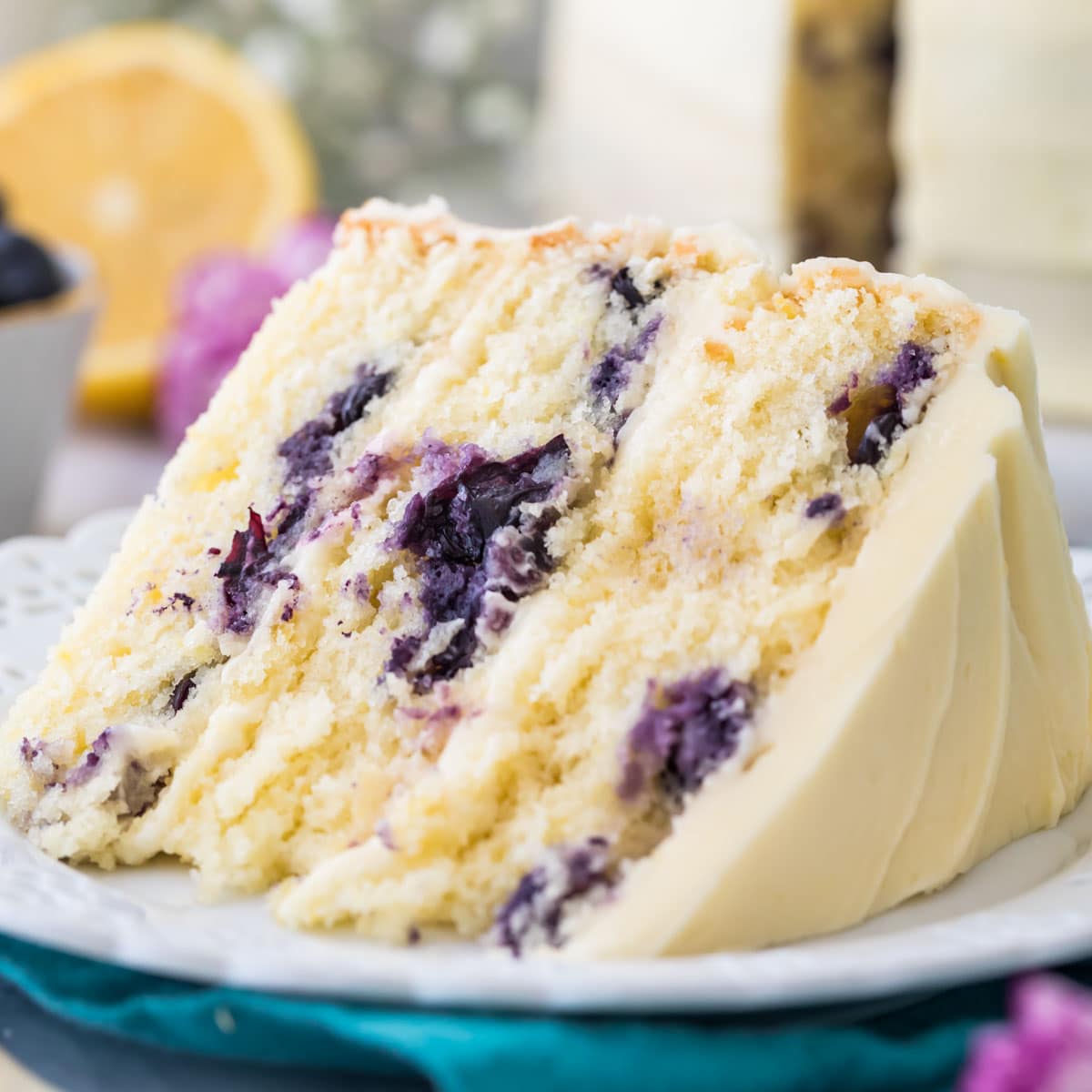 Blueberry Lemon Cake - Half Sheet